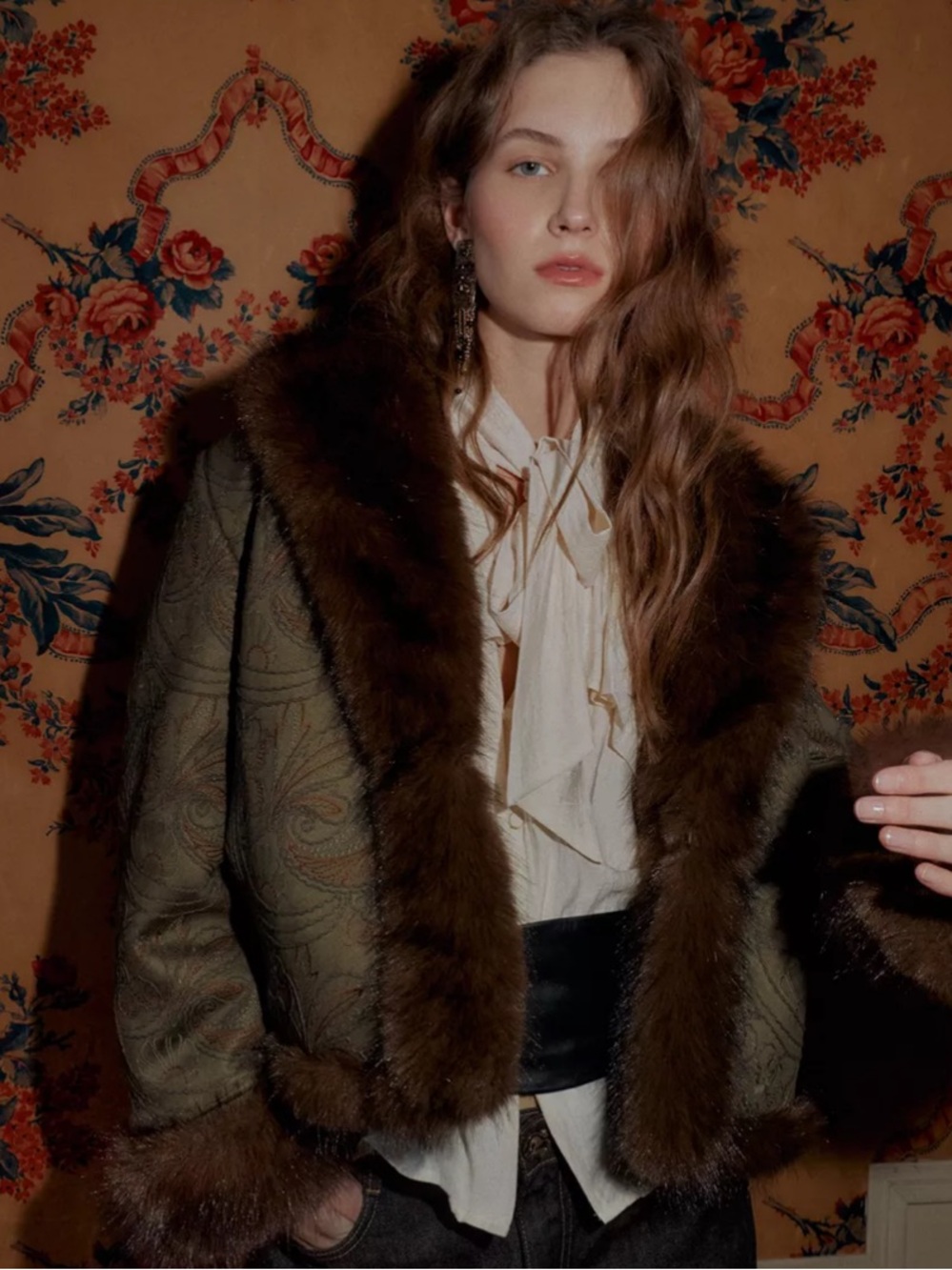 EMBROIDERED DOUBLE-FACED JACKET Zara NWT